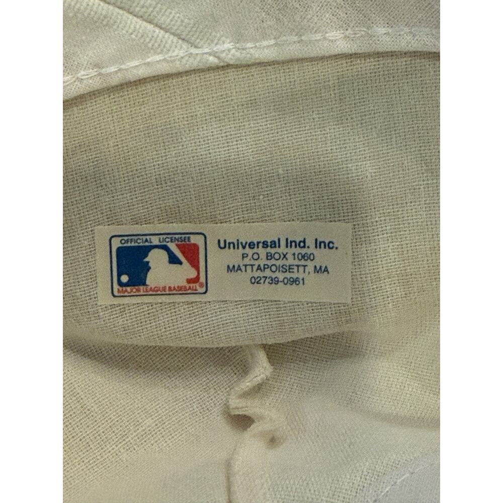 Vintage 90s Universal White Atlanta Braves 1991 World Series SnapBack Hat Cap - Picture 8 of 9